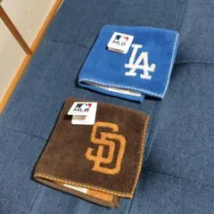 MLB タオルハンカチ 2枚セット ドジャース パドレスのサムネイル