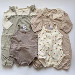 petit mainほか 80cm ベビー肌着 カバーオール 女の子