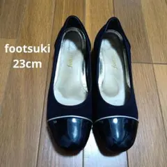 レディース パンプス フットスキ フォーマル 黒 23.0