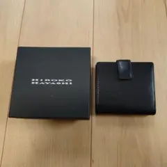 ⭐️新品未使用⭐️　ヒロコハヤシ　SALUTE　二つ折り財布　ブラック 2026年最新】HIROKO HAYASHI レディース 二つ折り財布の人気アイテム