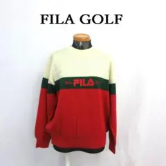 MY2538■FILAGOLF■フィラゴルフ セーター ロゴニット 42のサムネイル
