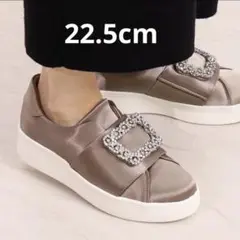 +diana ダイアナ　ビジュー サテン スリッポン