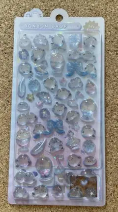 クーリア　ボンボンドロップシール　シマエナガ