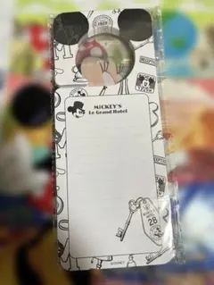 ディズニー　メモ帳　ミッキー　レトロ　新品未使用