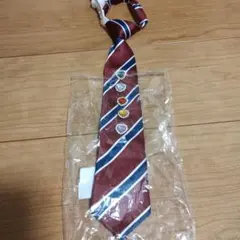 ビジュー付きストライプネクタイ　コスプレ　女子高生