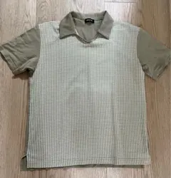 COMME CA ISM ポロシャツ 千鳥格子柄 Lサイズのサムネイル