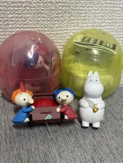 ムーミン ガチャガチャ　ミニチュアランプ