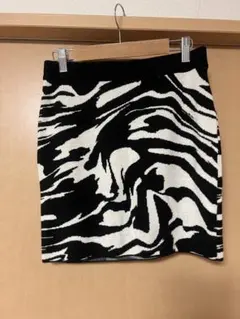 H&M ゼブラ柄タイトスカート S