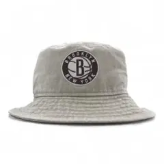 NEW ERA バケットハット M/L ベージュ NBA BROOKLYN