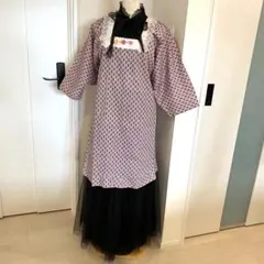 大正ロマン　昭和レトロ　割烹着　エプロン　着物　羽織　道行　リメイク