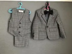 【1度着用美品】100 フォーマルスーツ　七五三 結婚式　卒園式　入学式