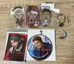 THE RAMPAGE 武知海青 グッズ クリアチャーム 缶バッジ 千社札