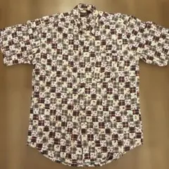 David's stich インド綿パッチワーク 半袖シャツ　S 未使用00'sのサムネイル