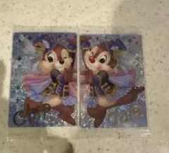 ディズニー ウエハース スペシャルアートカード チップ　デール