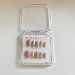 ジェル風ネイルチップ 付け爪　マグネット・ミラーネイル/グラデーション ピンク