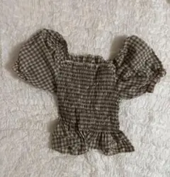 【新品未使用】ブラウス　半袖　WEGO チェック　レディース