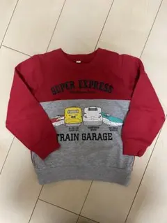 新品 新幹線 裏起毛 トレーナー 120 はやぶさ ドクターイエロー こまち