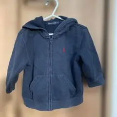 Ralph Lauren フード付きトレーナー 80 ネイビー