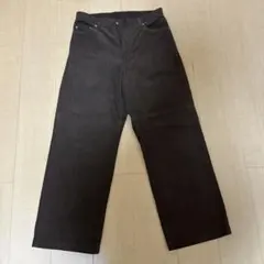 INHERIT ダークブラウン コーデュロイパンツL