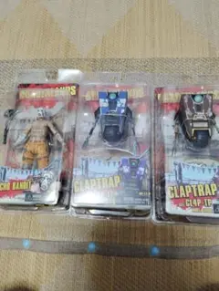 ボーダーランズ クラップトラップ フィギュア5体セット 中古品 ボーダーランズ クラップトラップ フィギュア5体セット 中古品