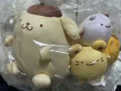ポムポムプリン ぬいぐるみセット 限定500セット ベーグルのみ Sanrio ポムポムプリン ぬいぐるみセット 限定500セット ベーグルのみ