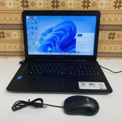 Y881 ASUSノートパソコンSSDメモリ8G高速Windows11オフィス付