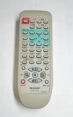 SHARP ビデオ/テレビ用リモコン GA020WJのサムネイル