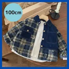 キッズ デニムジャケット 100 男の子 春 秋 Gジャン ヴィンテージ お洒落