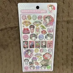 ボンボンドロップシール 和柄　舞妓