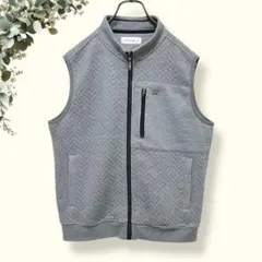 Golden Bear【M】フルジップベスト/胸ポケット/中綿/防寒/重ね着