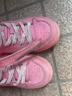 DC SHOE CO. USA ピンクハイカットスニーカー