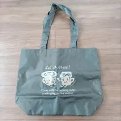 Let it Steep! トートバッグ オリーブグリーン