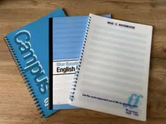 【新品】英語用ノート15mm罫線2冊＆音楽罫12段ノート1冊