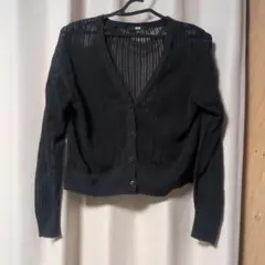 UNIQLO ハイツイストコットンショートカーディガン（長袖）