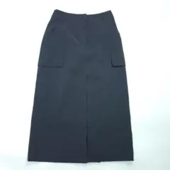 6128セオリー 洗える Crisp Poly Cargo Midi Skirt