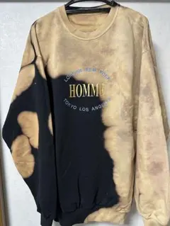 BALENCIAGA(バレンシアガ) トレーナー　スウェット　ブリーチ 期間限定値下げ】BALENCIAGAブリーチトレーナー HOMME刺繍