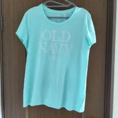 OLD NAVY 半袖 Tシャツ ライトブルー ロゴプリントのサムネイル