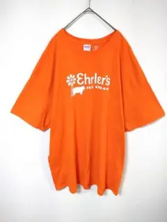 GILDAN　ギルダン　Ｔシャツ　メンズ3XL　オーバーサイズ　オレンジ色　綿