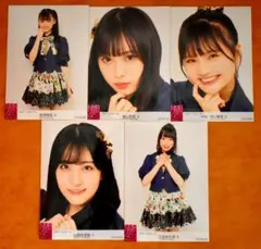 NMB48 ランダム生写真 2021年6月 5枚 新澤菜央・梅山恋和・早川夢菜・
