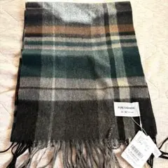 新品・美品　PURE CASHMERE マフラー　TAKEO KIKUCHI