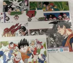 一番くじ　ドラゴンボール40th H賞カラーイラストクリアポスターセット