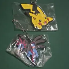 ポケモン ラバーキーホルダー 2種セット ピカチュウ サザンドラのサムネイル