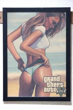 グランド・セフト・オート　ポスター　額付き