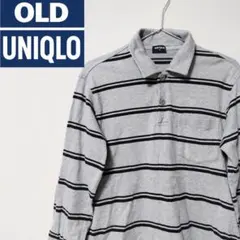 OLD UNIQLO　オールドユニクロ　ボーダーポロシャツ　長袖　90s　希少