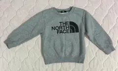 ノースフェイス　100㎝　ロゴトレーナー　裏起毛で暖かい