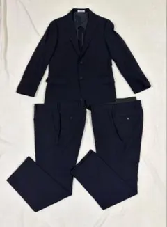 AOKI ネイビースーツ A6 ツーパンツ ウォッシャブル クリーニング済 美品