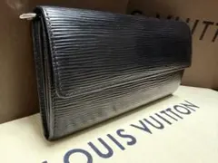 ルイヴィトン エピ ポルトフォイユ サラ 長財布 ノワール 黒