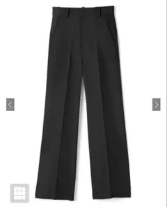 センタープレスストレートパンツ Mサイズ ブラック 試着のみ