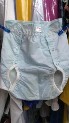 ニシキナース おむつカバー A3号（4S位)　アメリカン金属ホック　白地木柄 ニシキナース おむつカバー A3号（4S位) アメリカン金属ホック