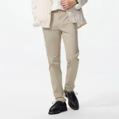 ゆ*ん様 UNIQLO(ユニクロ) 定番 スリムフィットチノ ベージュ チノパン